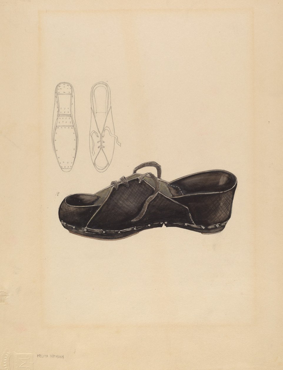 Drewniak damski, ok. 1900 r. 1936. autorstwa Melita Hofmann