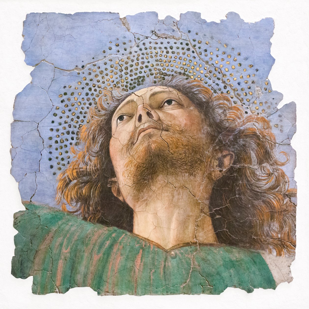 Głowa Apostoła, ok. 1480 (fresk) autorstwa Melozzo da Forli