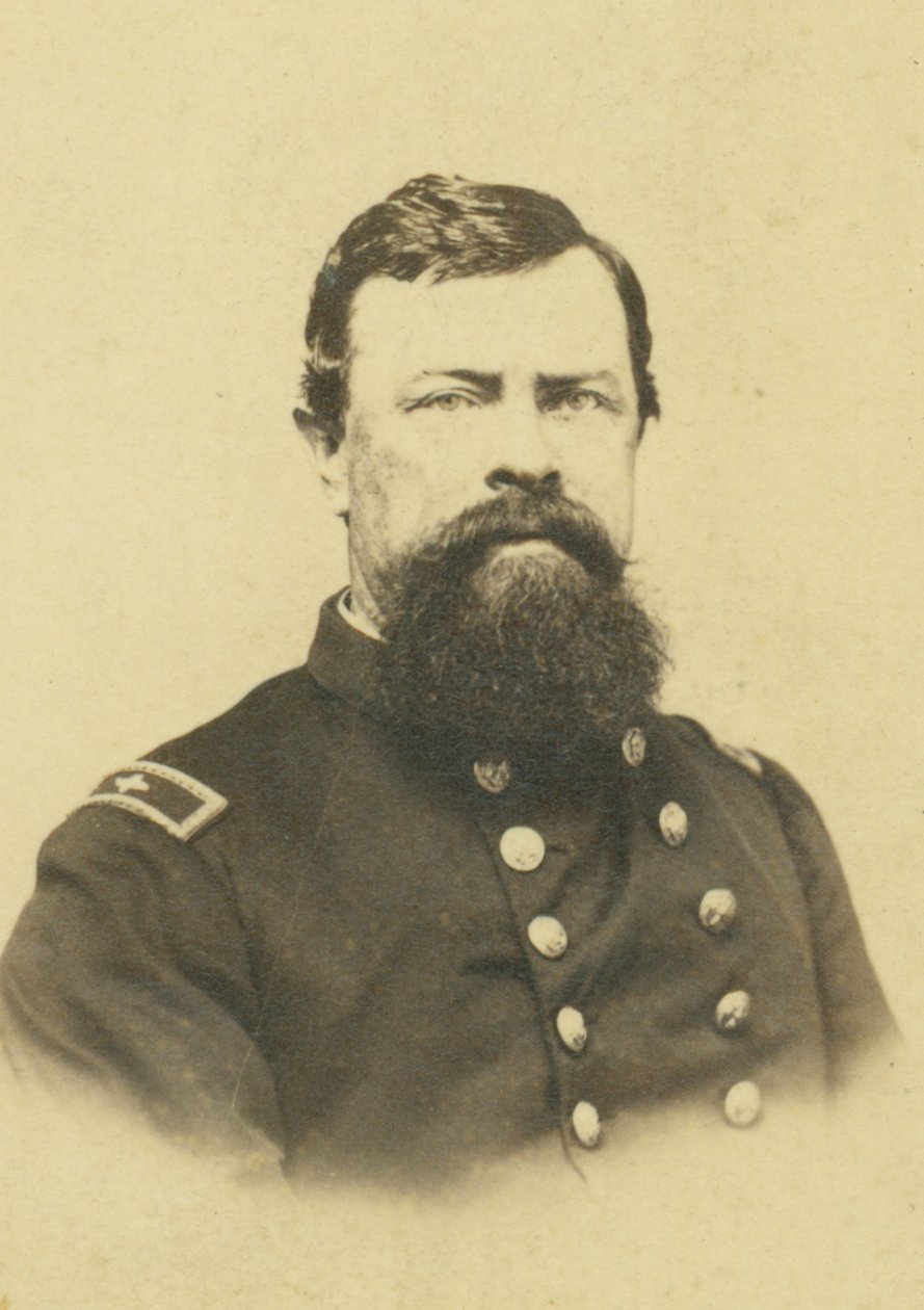 Portret popiersia mężczyzny w mundurze autorstwa Memphis J.W. Taft