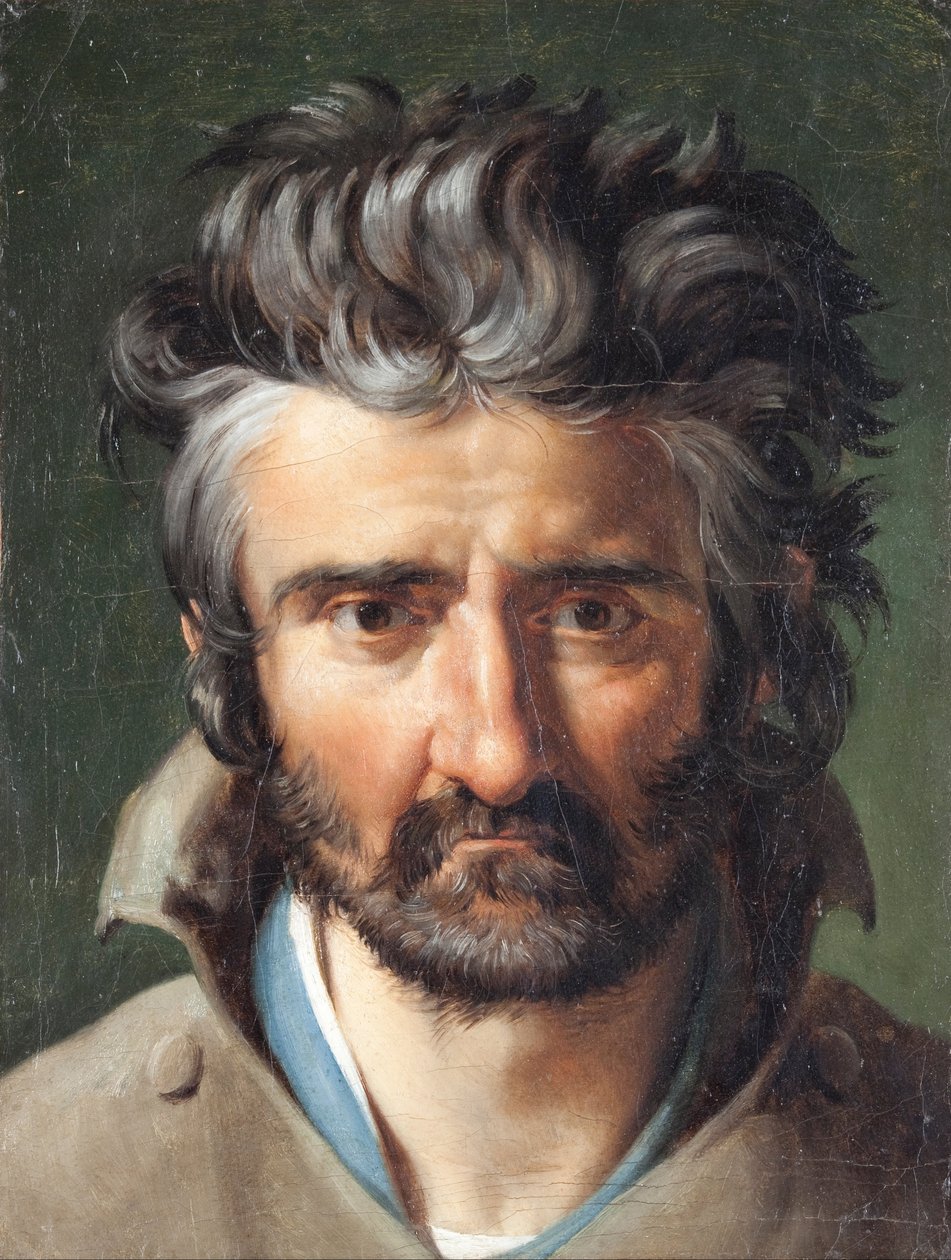Głowa mężczyzny autorstwa Merry Joseph Blondel