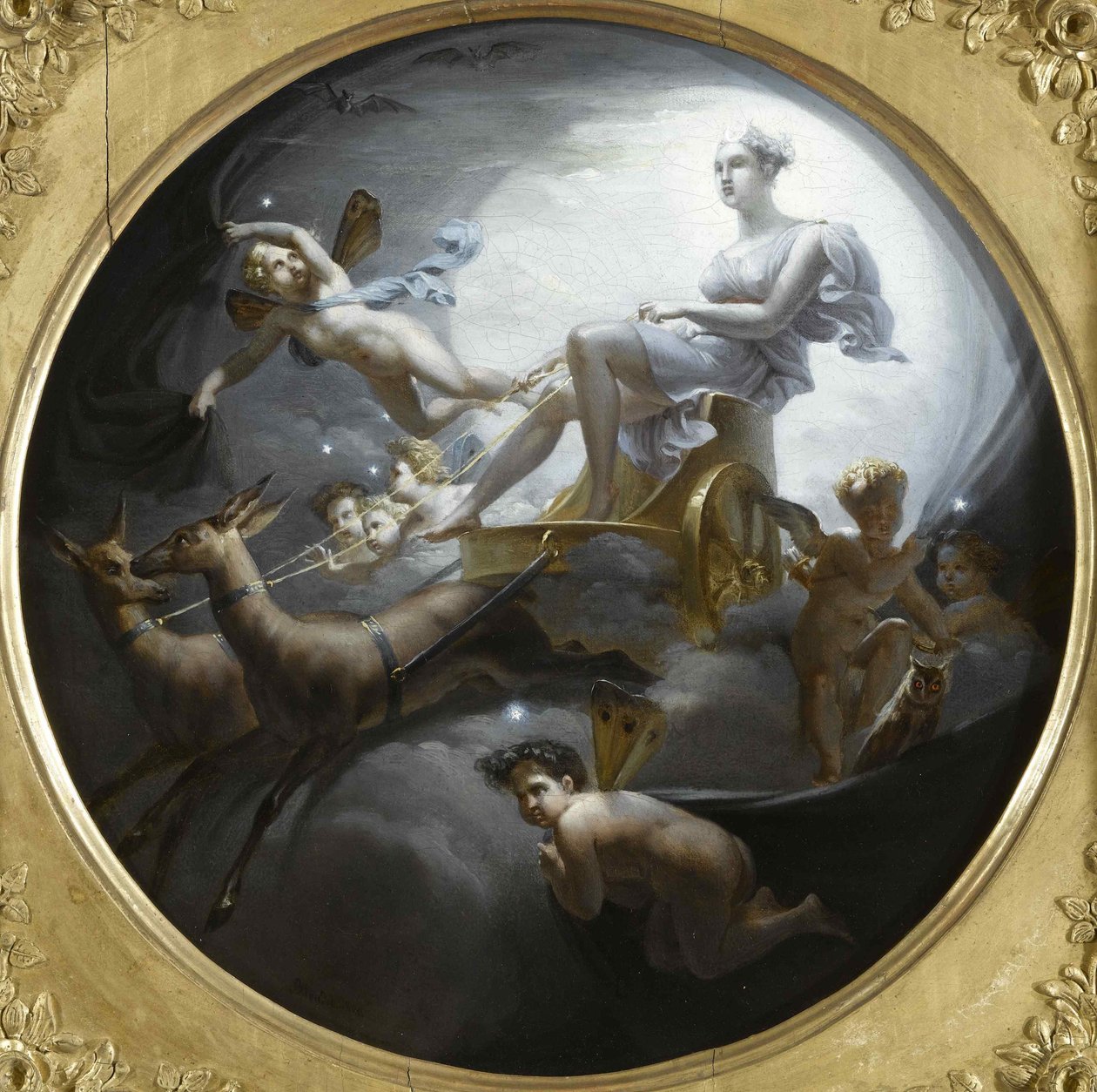Diana na swoim rydwanie, 1821. autorstwa Merry Joseph Blondel