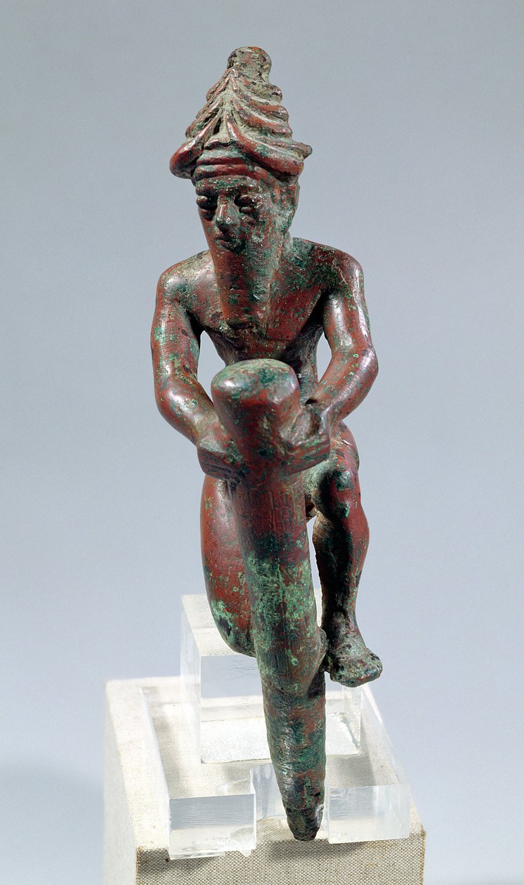 Gwóźdź fundacyjny Gudei, księcia Lagash, z Telloh (starożytne Girsu), okres neosumeryjski, ok. 2130 p.n.e. (miedź) autorstwa Mesopotamian