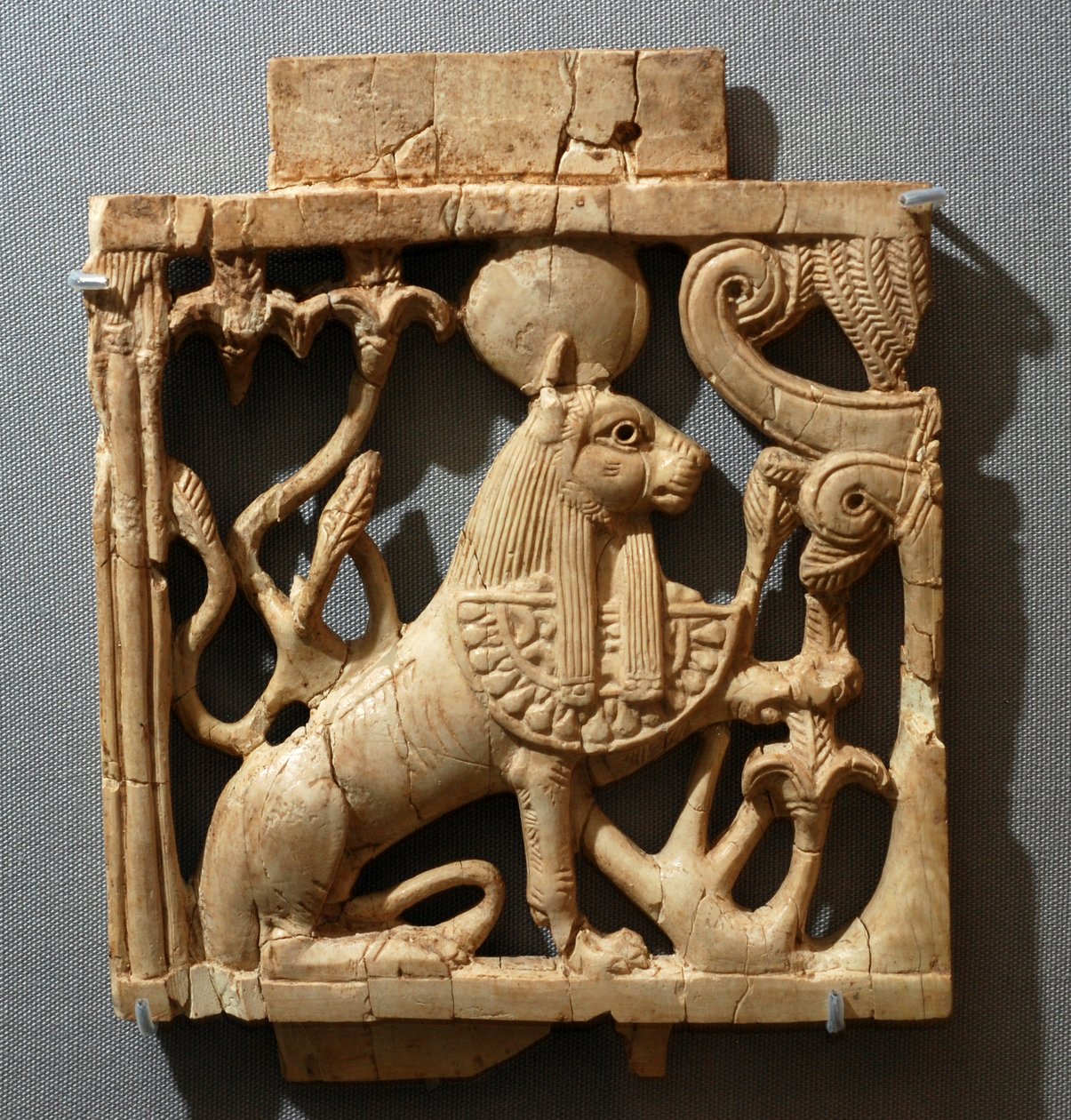 Tabliczka z kości słoniowej, Nimrud, ok. 900-600 pne autorstwa Mesopotamian