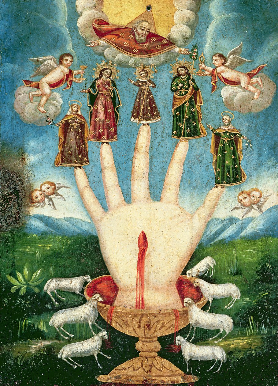 Mano Ponderosa (olej na puszce) autorstwa Mexican School