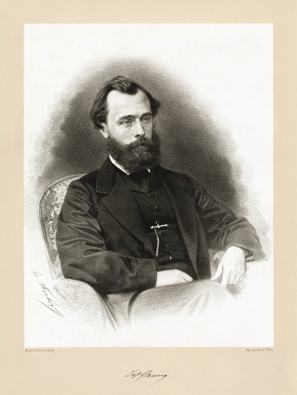 Léopold Flameng, 1865-66 autorstwa Meyer and Pierson