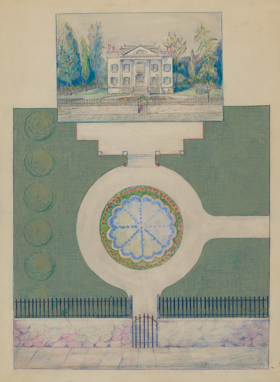 Dom Costera, ok. godz. 1936. autorstwa Meyer Goldbaum