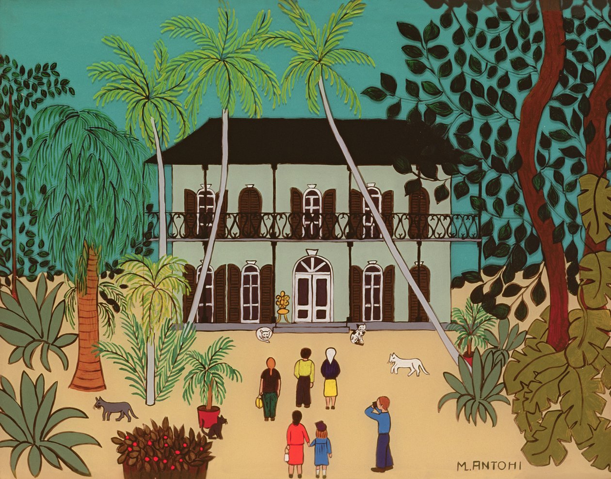 Hemingways House, Key West, Floryda autorstwa Micaela Antohi