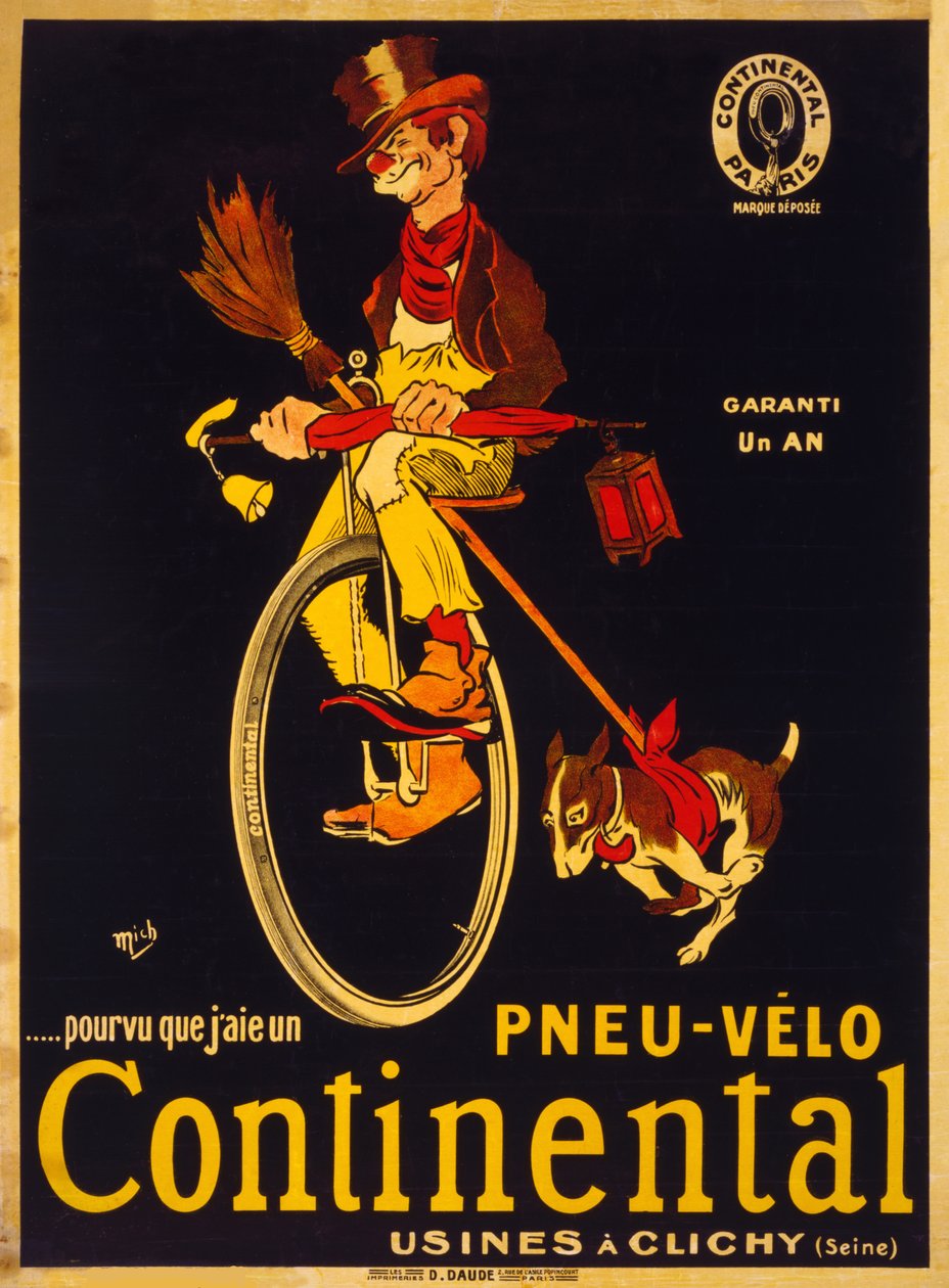 Pod warunkiem, że mam oponę rowerową Continental z ok. 1900 roku. autorstwa Mich