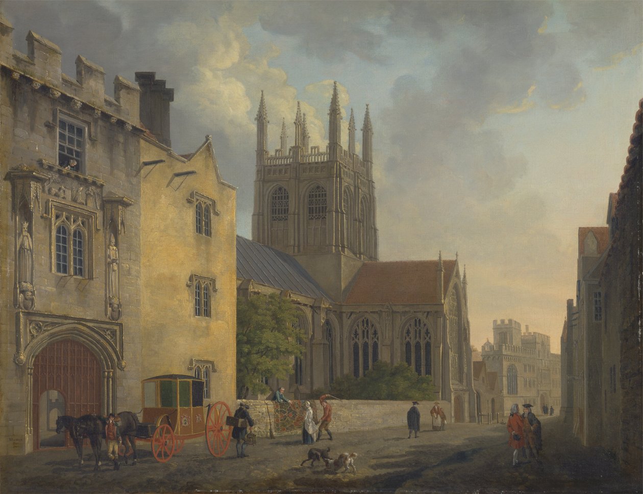 Merton College, Oksford autorstwa Michael Rooker