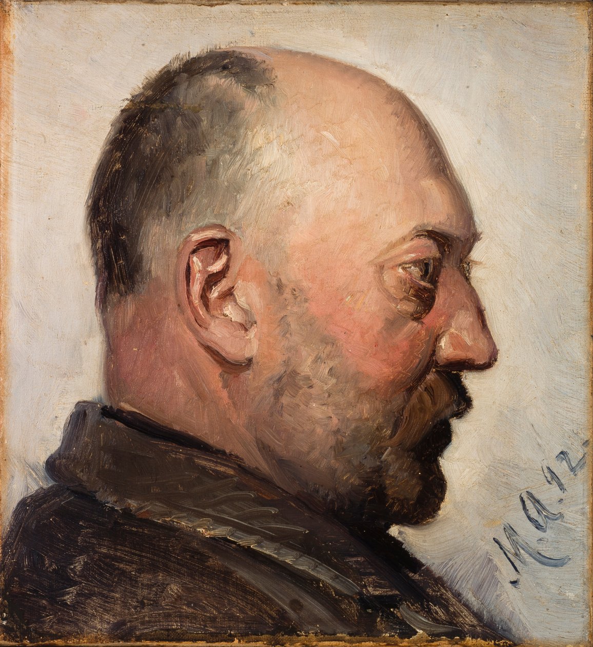 Thorvald Bindesbøll autorstwa Michael Peter Ancher