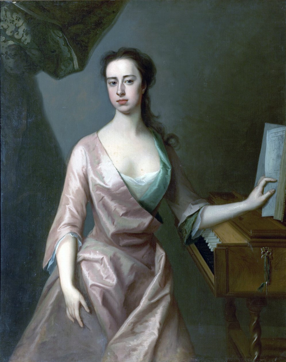 Frances, Lady Byron, trzecia żona 4. Lorda Byrona, 1720 autorstwa Michael Dahl