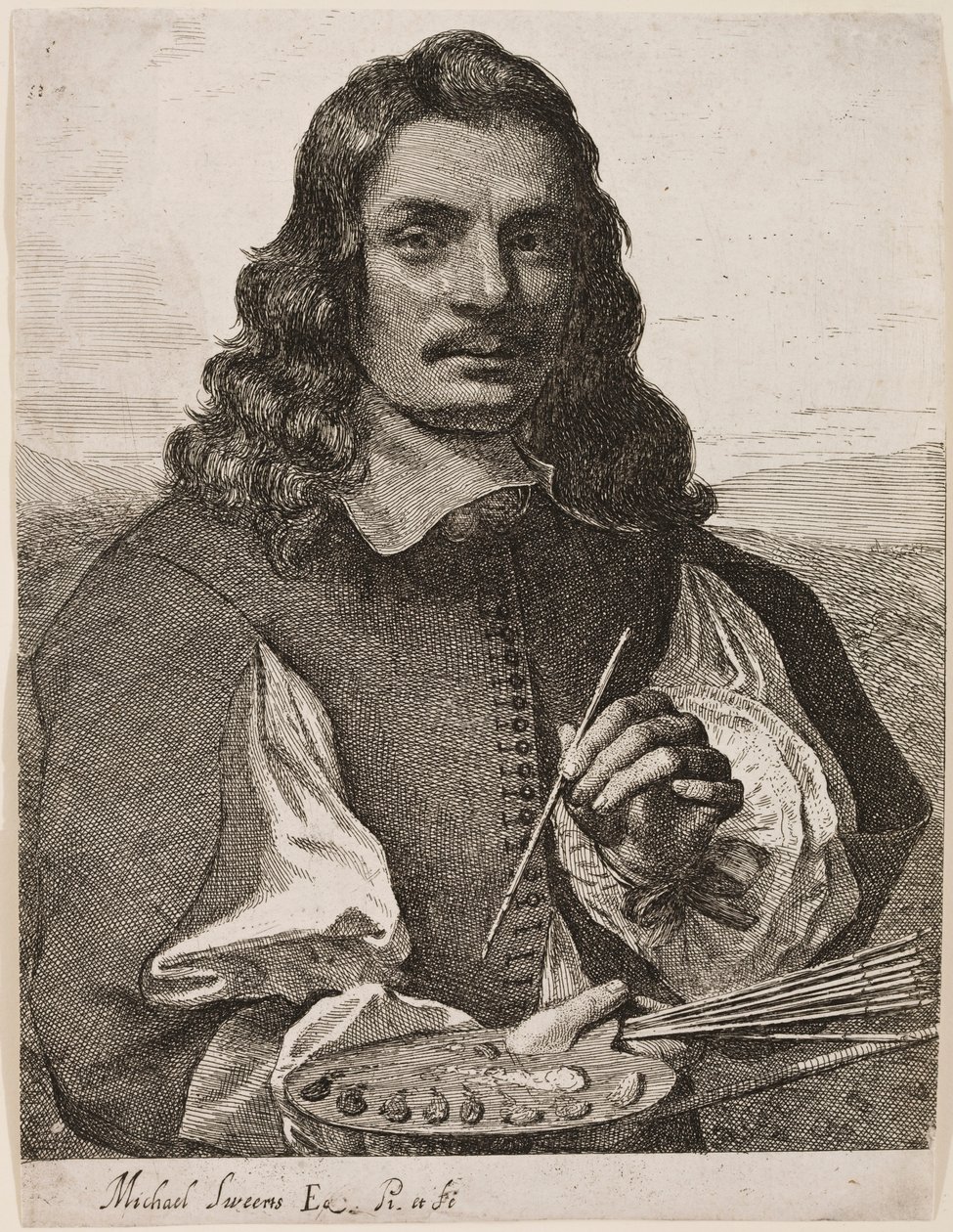 Autoportret, ok. 1656-58 autorstwa Michael Sweerts