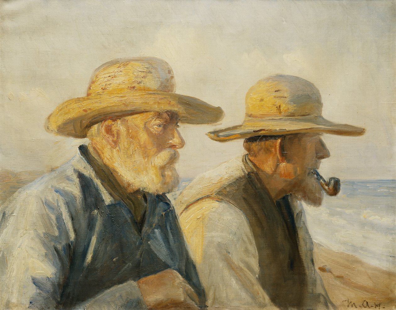 Starzy rybacy, autorstwa Michael Peter Ancher