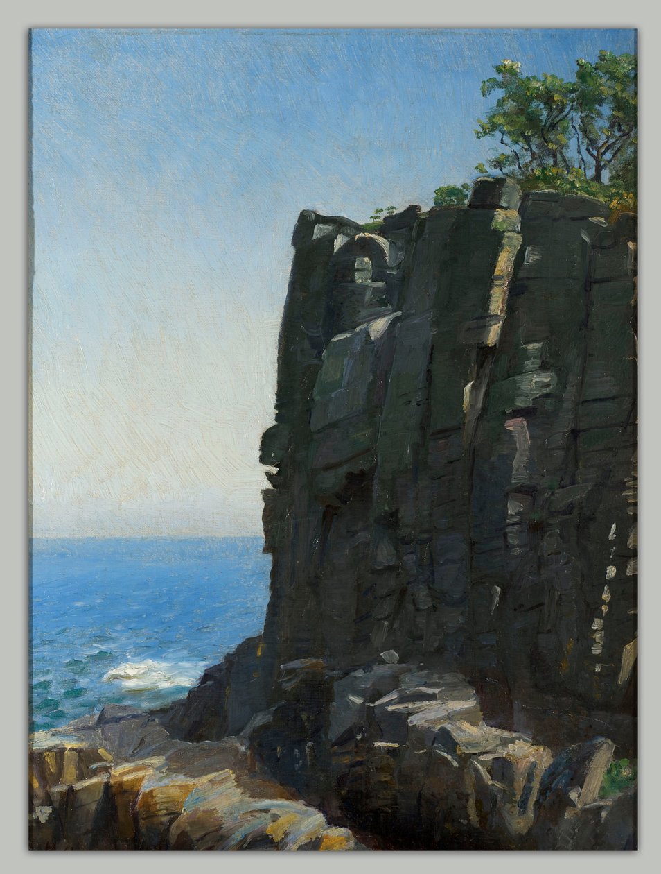 Klify Sanktuarium w Rø autorstwa Michael Peter Ancher