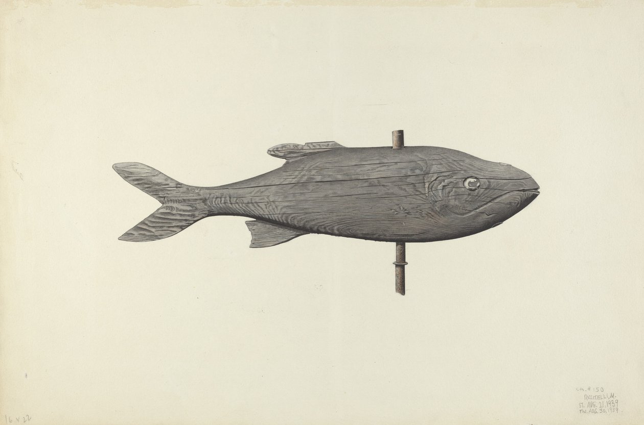 Ryba wiatrowskaz, 1939. autorstwa Michael Riccitelli