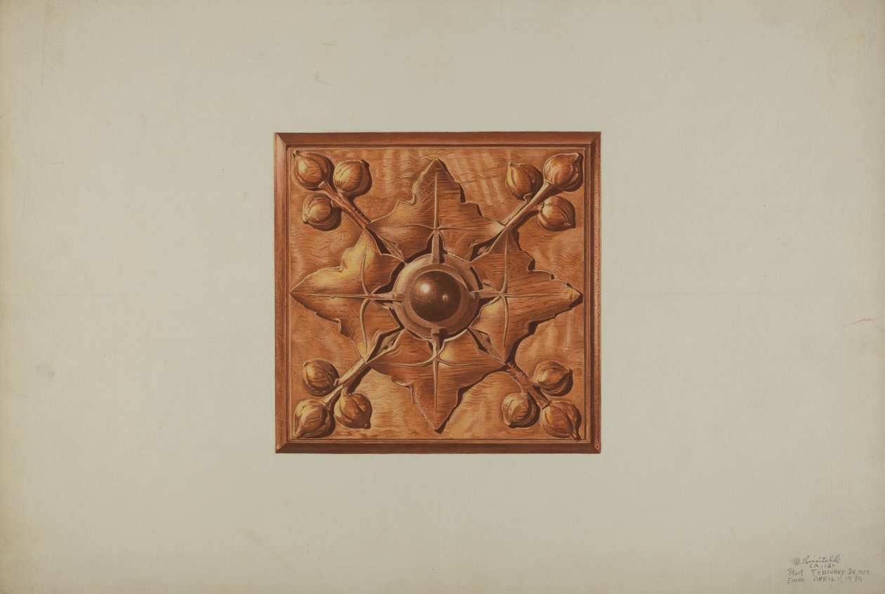 Rzeźba w płaszczu, 1939. autorstwa Michael Riccitelli