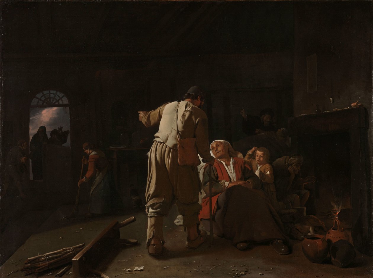 Wizyta u chorych Odwiedzanie chorych autorstwa Michael Sweerts