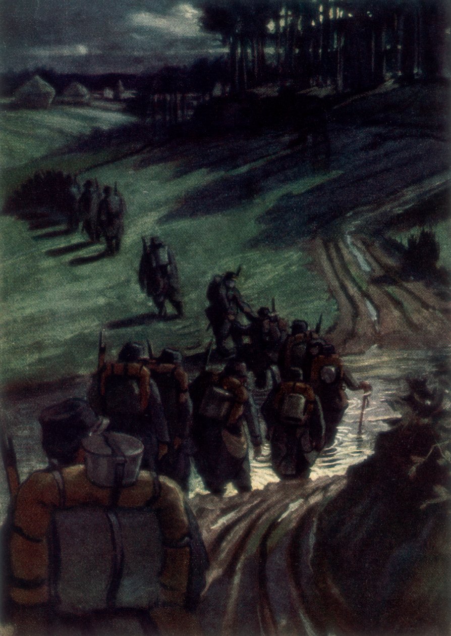 „Do okopów”, 1915, 1926. autorstwa Michel