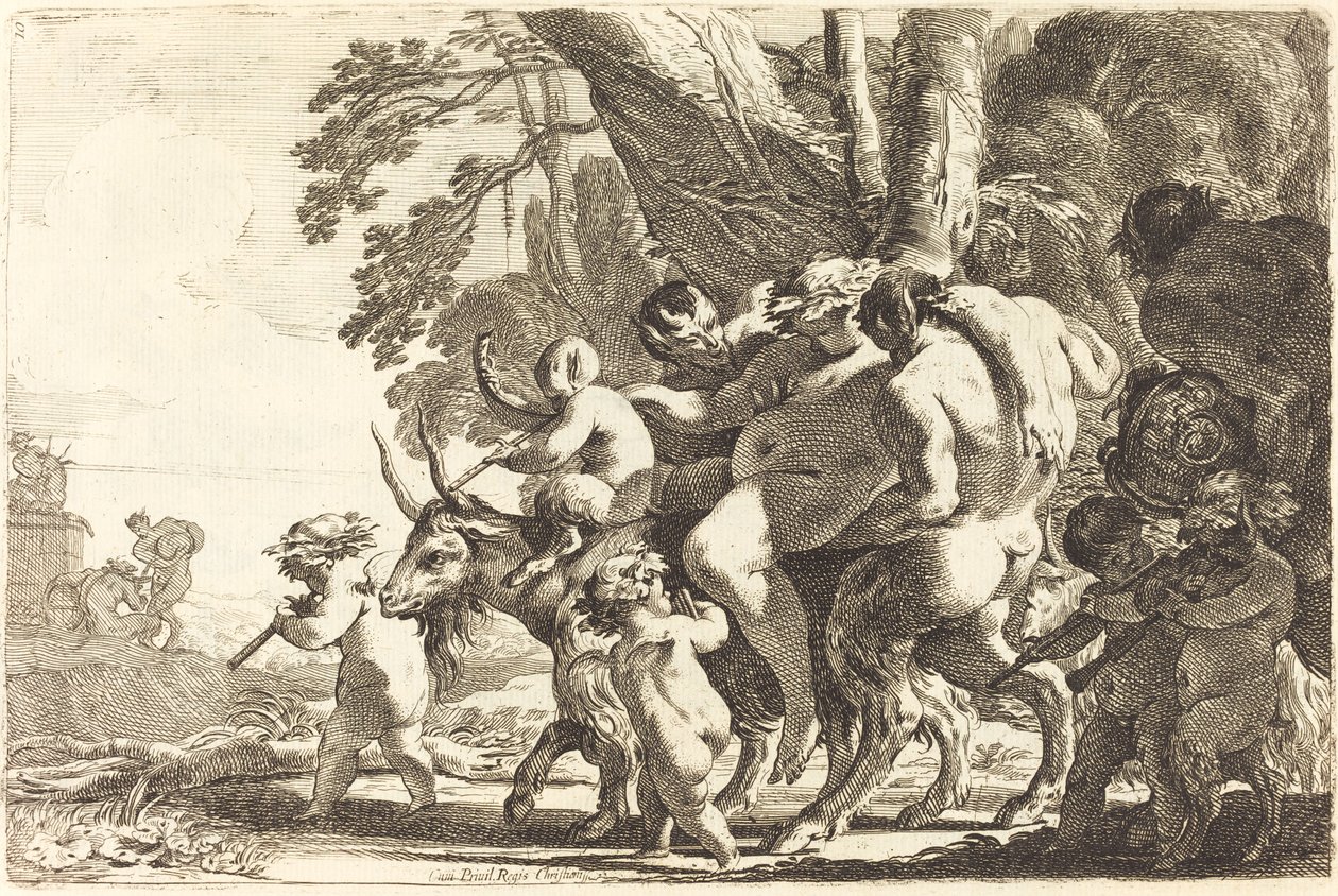 Pijany Silenus autorstwa Michel Dorigny