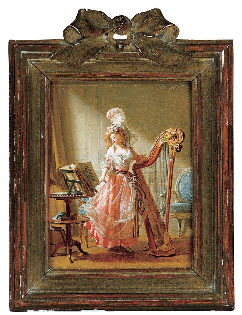 Lekcja muzyki, 1788 autorstwa Michel Garnier