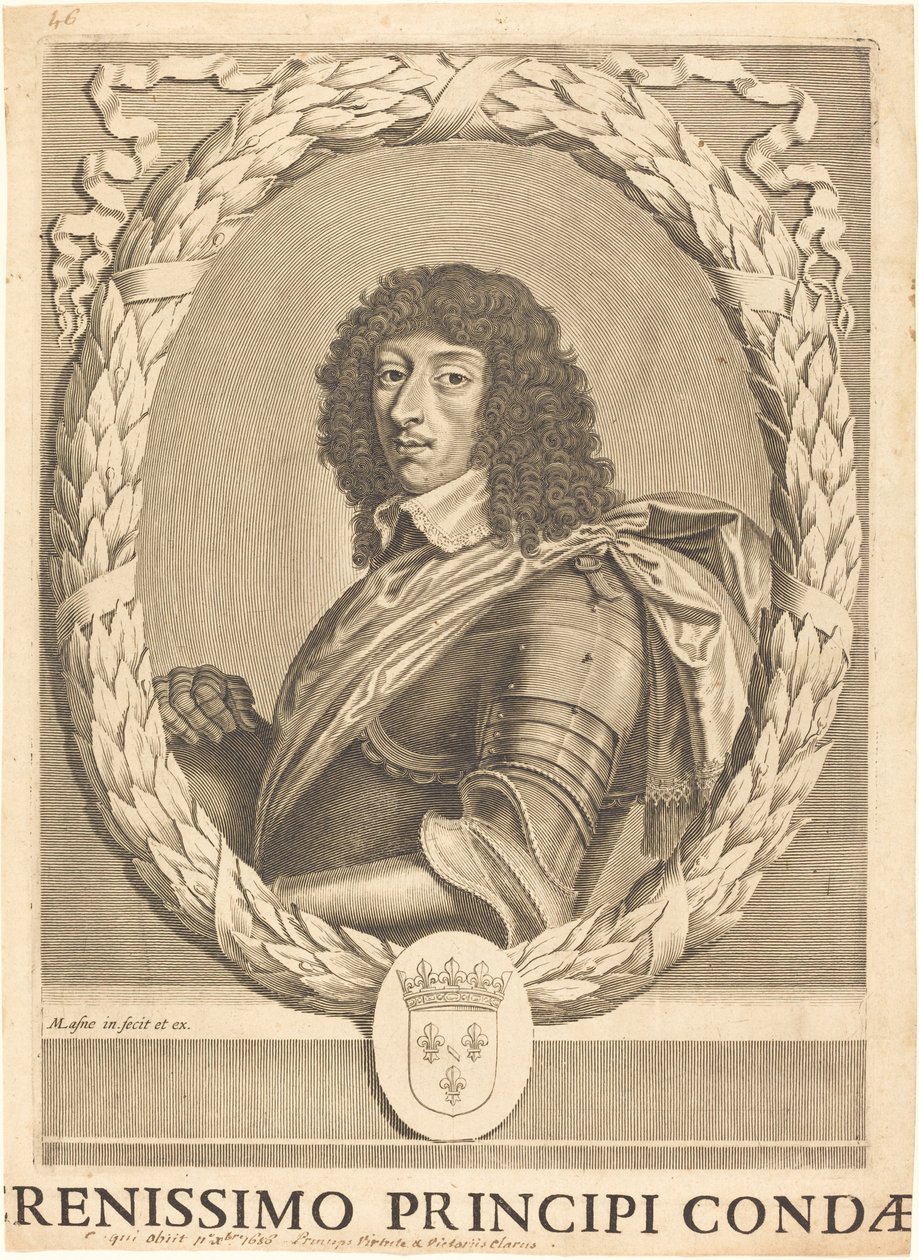 Ludwik II Burbon autorstwa Michel Lasne