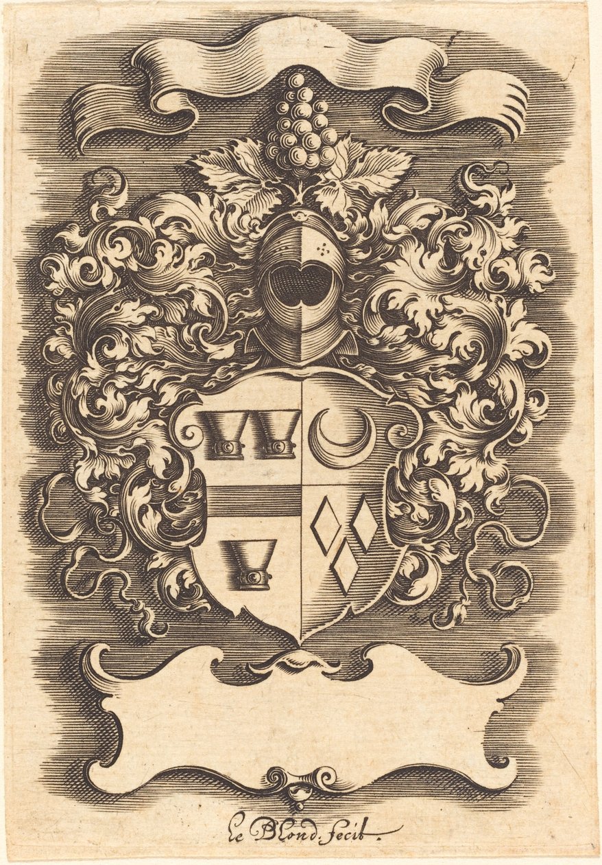 Herb autorstwa Michel Le Blon