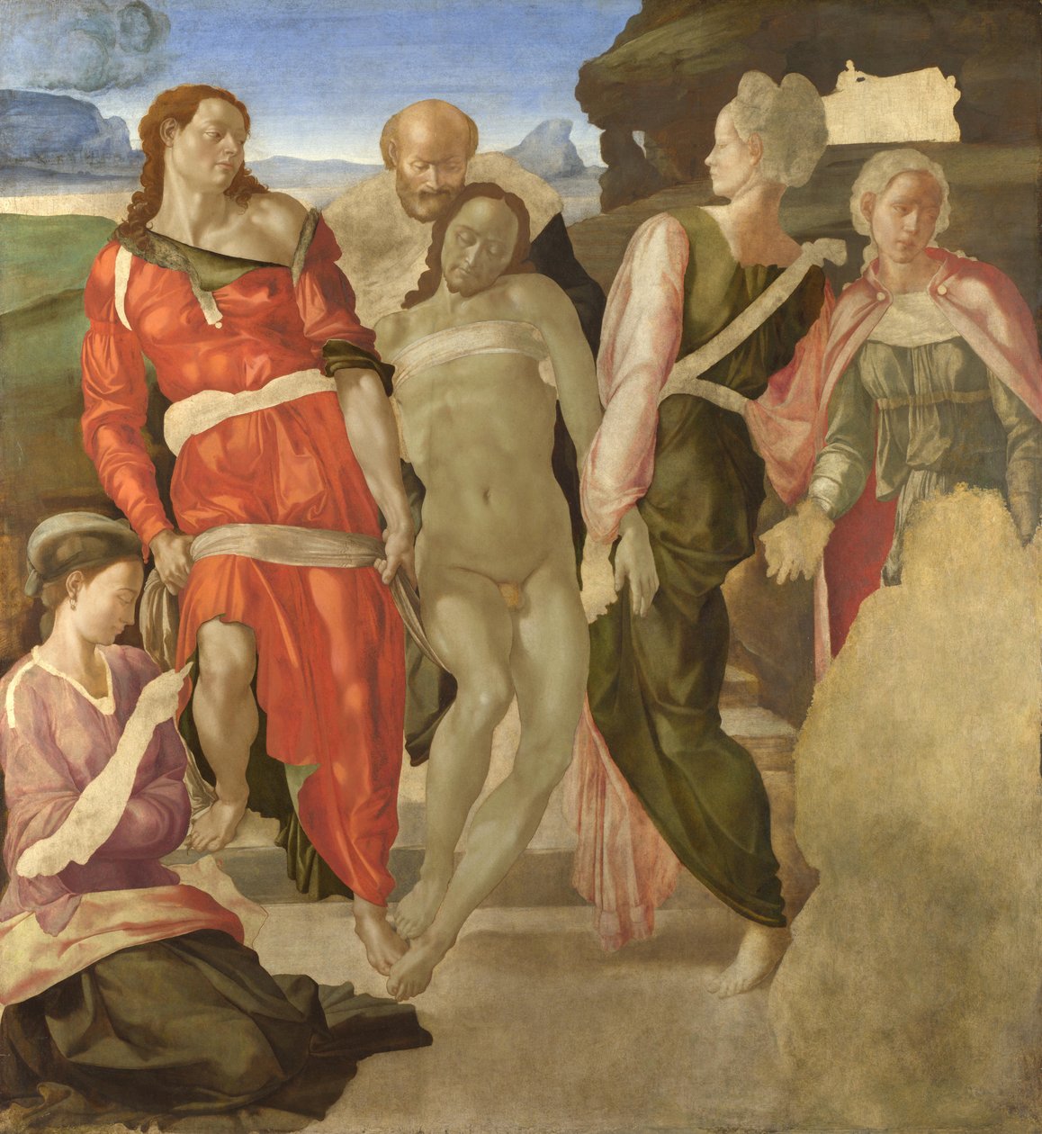Złożenie do grobu Michała Anioła autorstwa Michelangelo Buonarroti