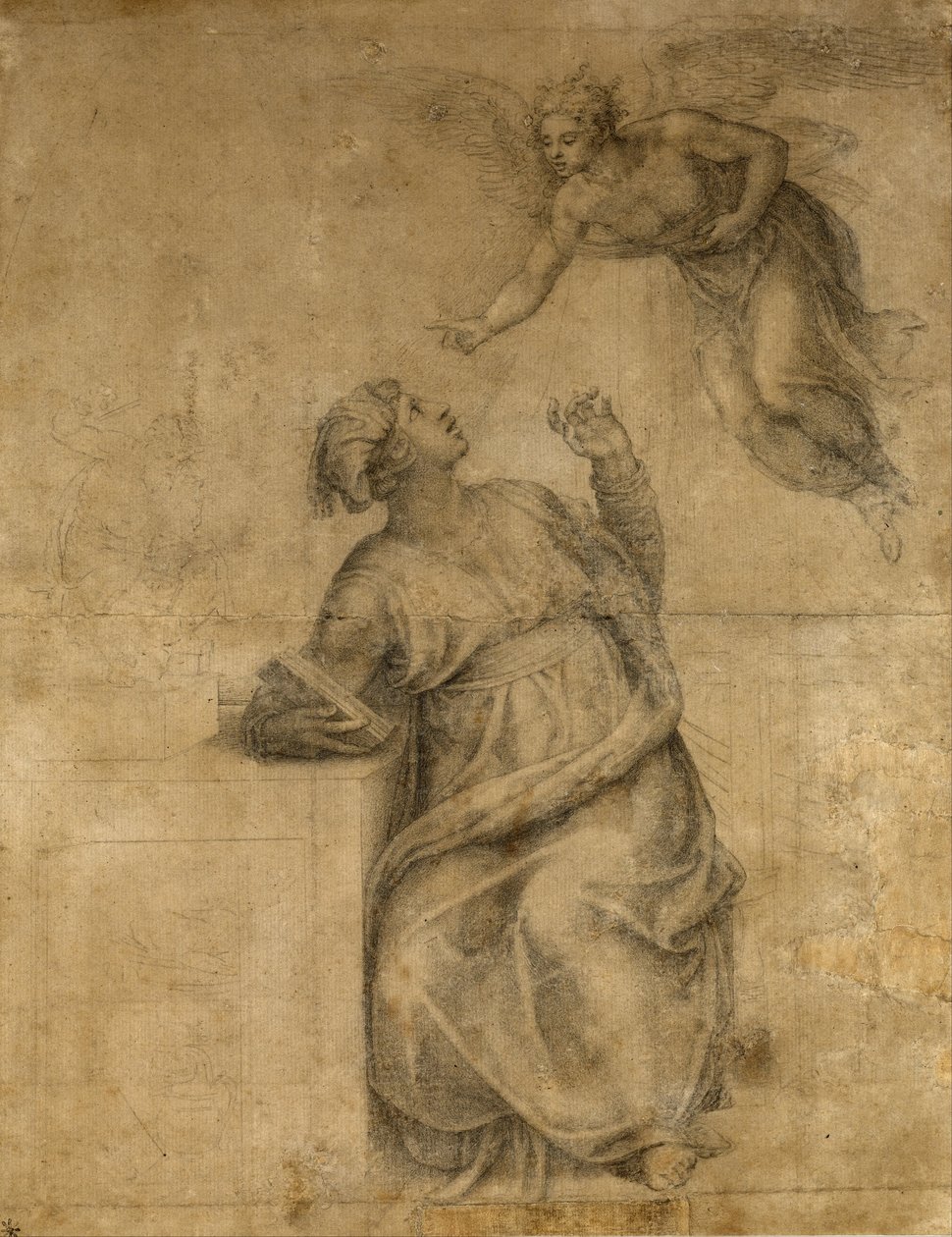 Zwiastowanie Dziewicy autorstwa Michelangelo Buonarroti