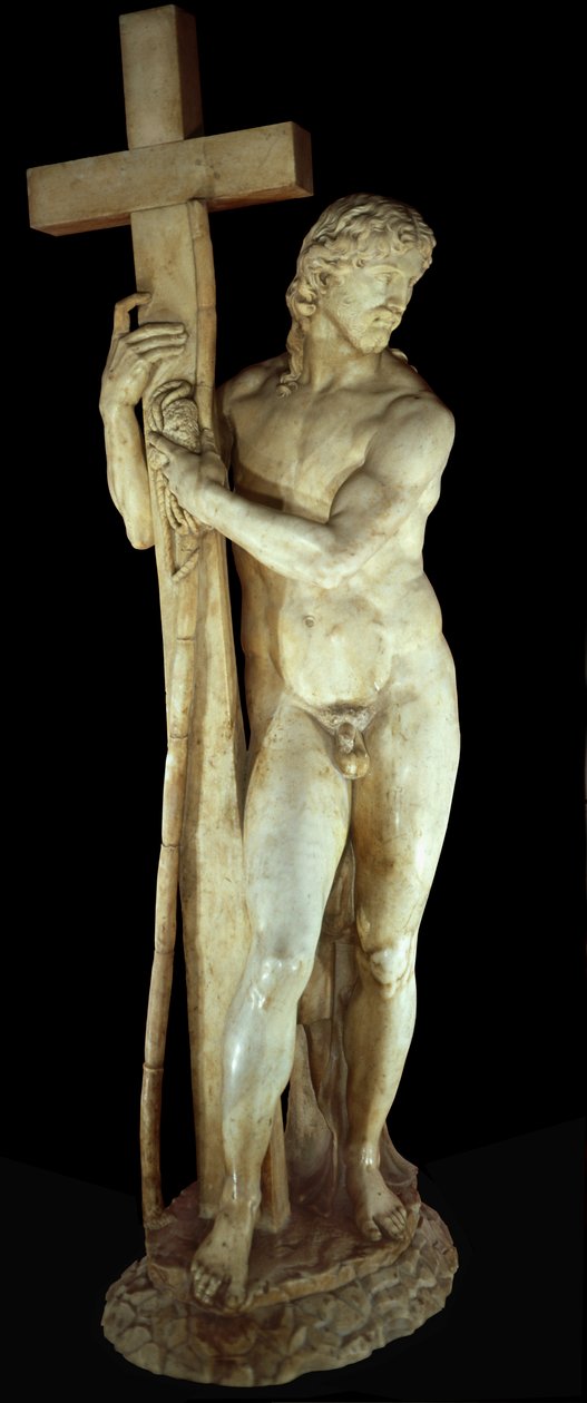 Chrystus Odkupiciel, 1521 (marmur) autorstwa Michelangelo Buonarroti