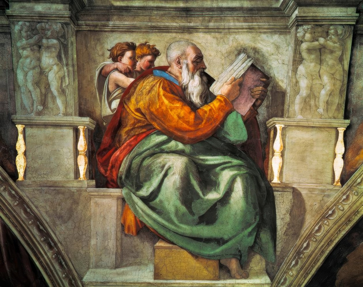 Prorok Zachariasz autorstwa Michelangelo Buonarroti