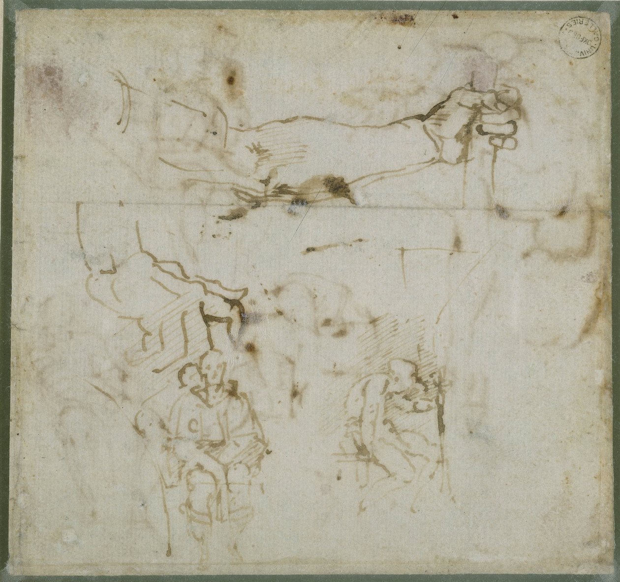 Studium ramienia, c.1511 autorstwa Michelangelo Buonarroti