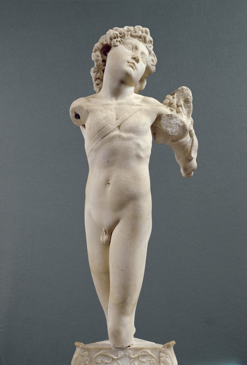 Kupidyn „Manhattan”, c.1494-96 (marmur) autorstwa Michelangelo Buonarroti