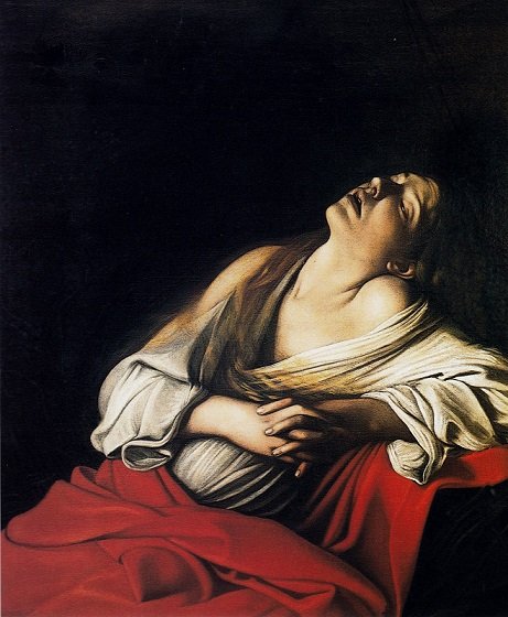 Magdalena w ekstazie autorstwa Michelangelo Merisi Caravaggio