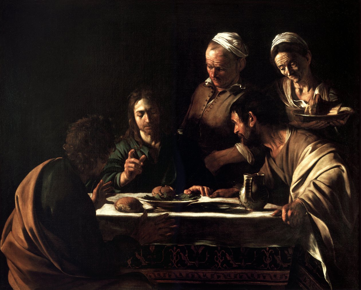 Kolacja w Emaus autorstwa Michelangelo Merisi Caravaggio