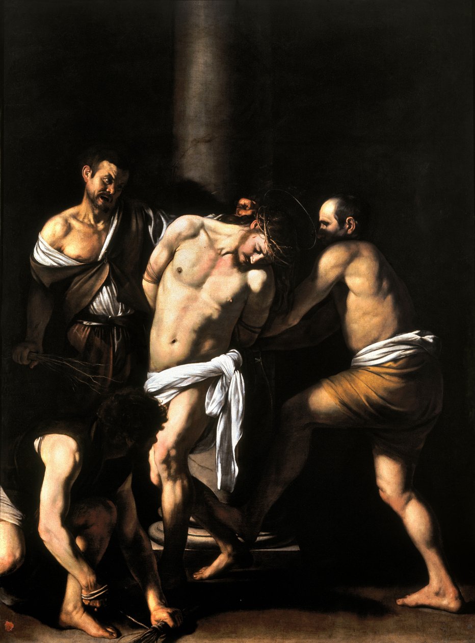Biczowanie Chrystusa autorstwa Michelangelo Merisi Caravaggio