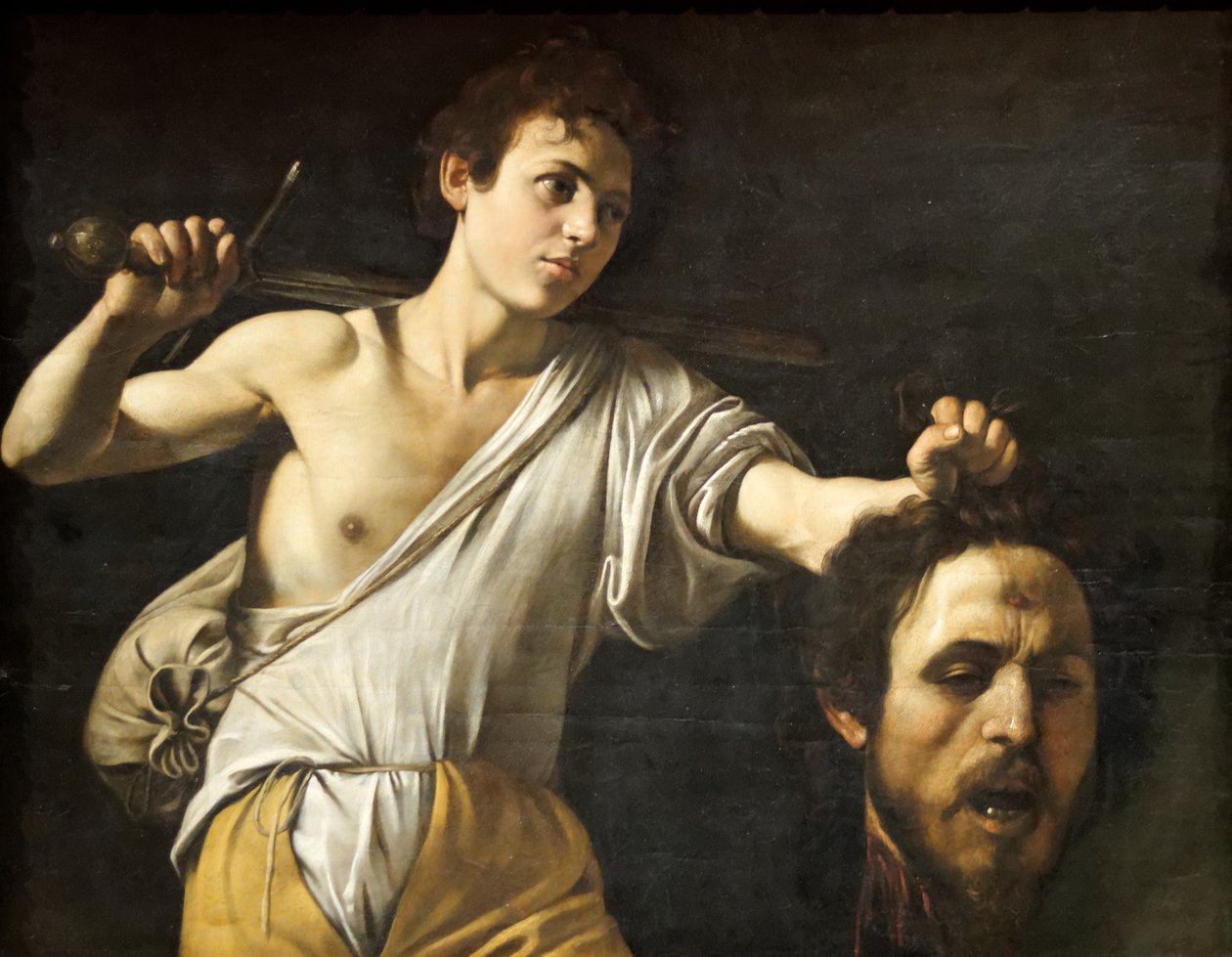 Dawid z głową Goliata autorstwa Michelangelo Merisi Caravaggio