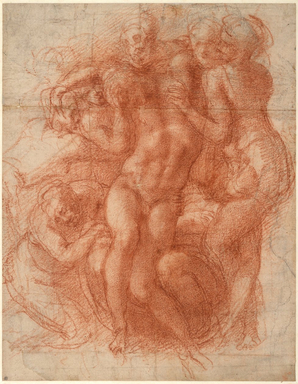 Lamentacja (recto), ok. 1530 r. autorstwa Michelangelo
