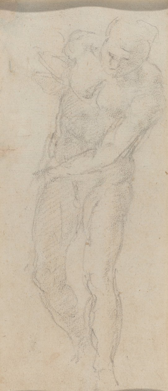 Akt Męski [verso] autorstwa Michelangelo