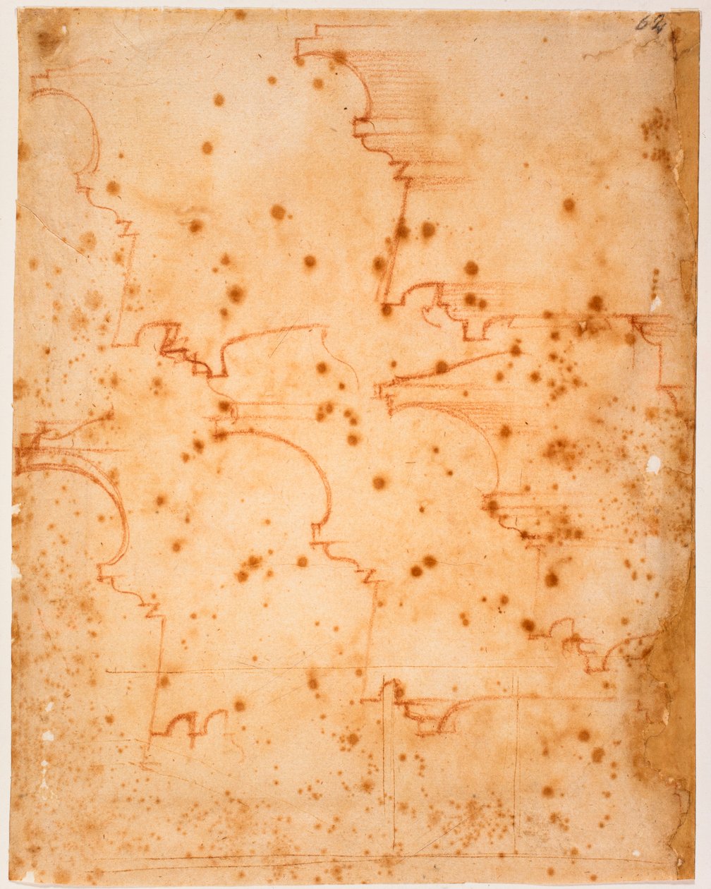 Ramy dla Laurentian curtilage autorstwa Michelangelo Buonarroti