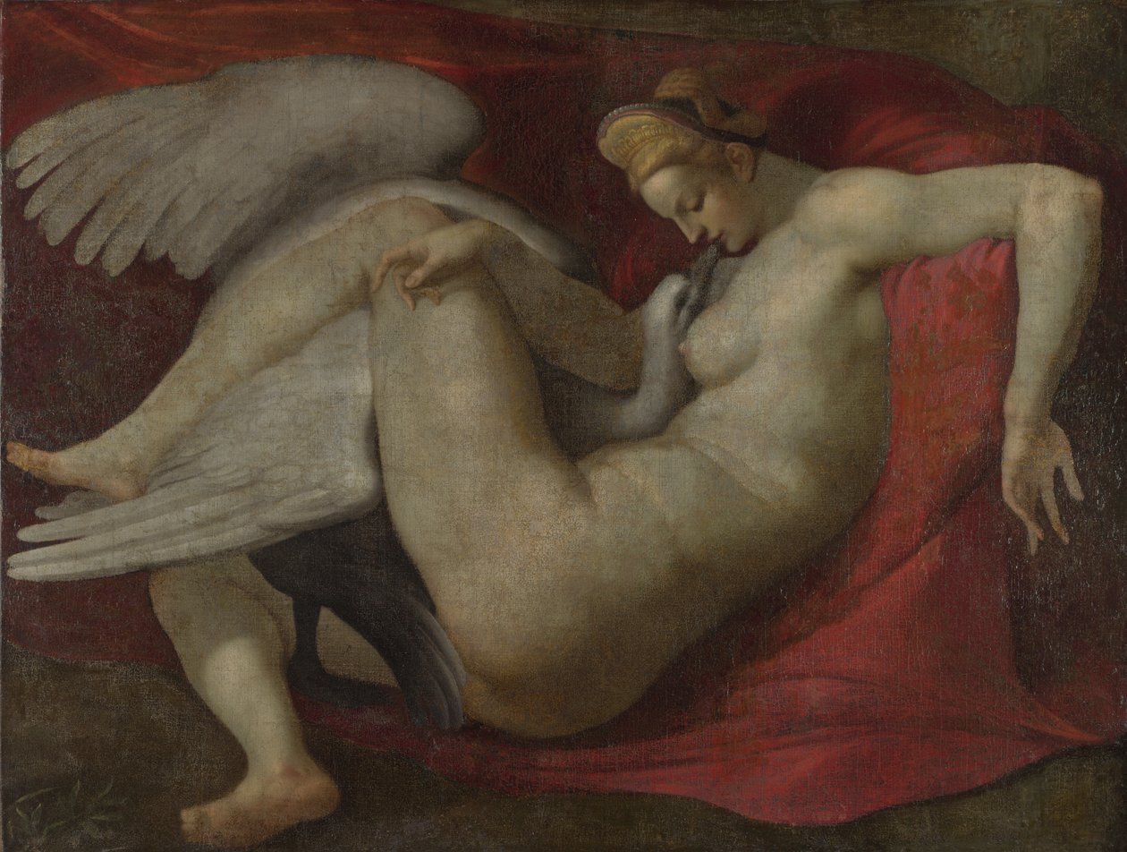 Leda i Łabędź, po 1530 autorstwa Michelangelo Buonarroti