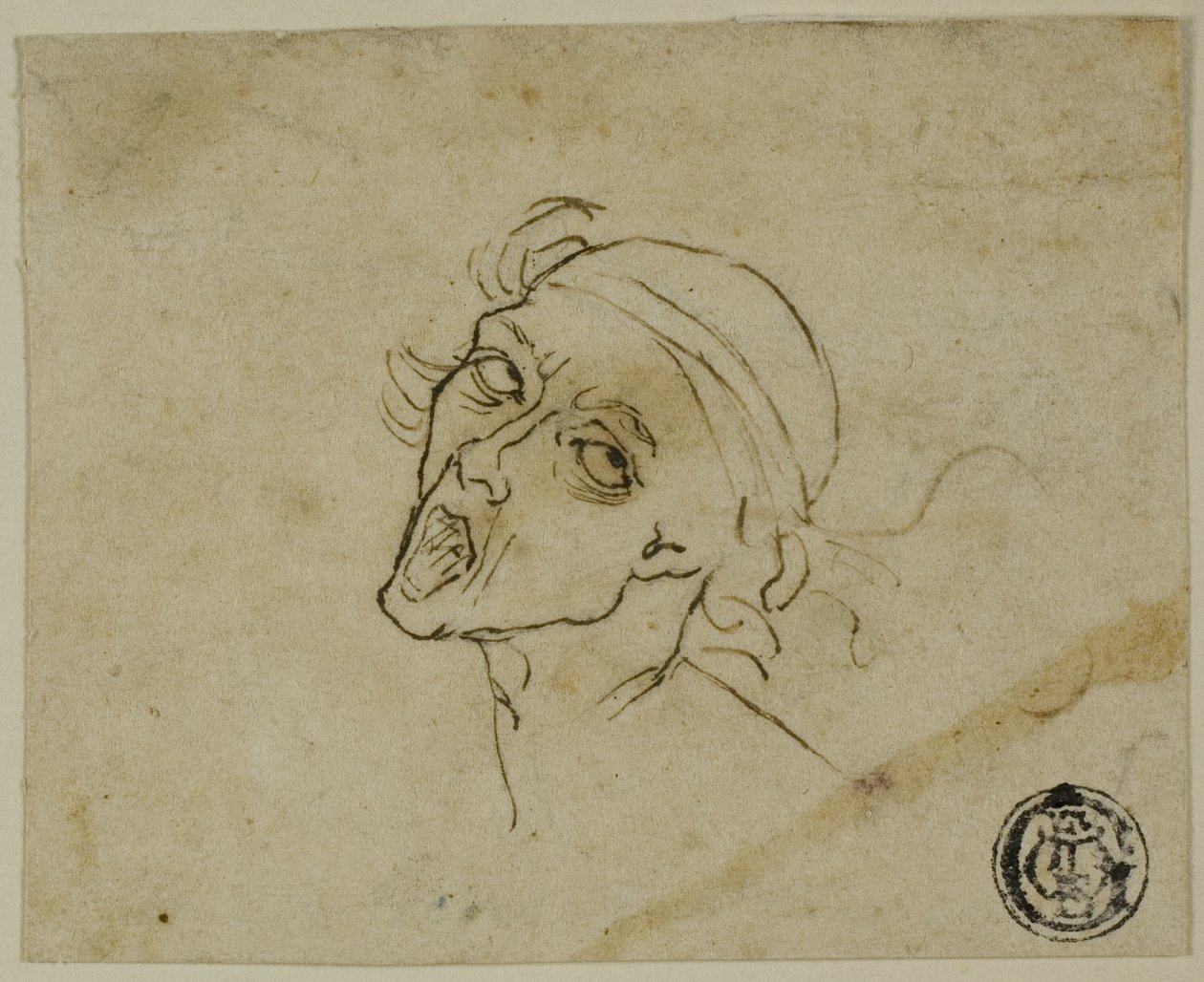 Głowa mężczyzny autorstwa Michelangelo Buonarroti