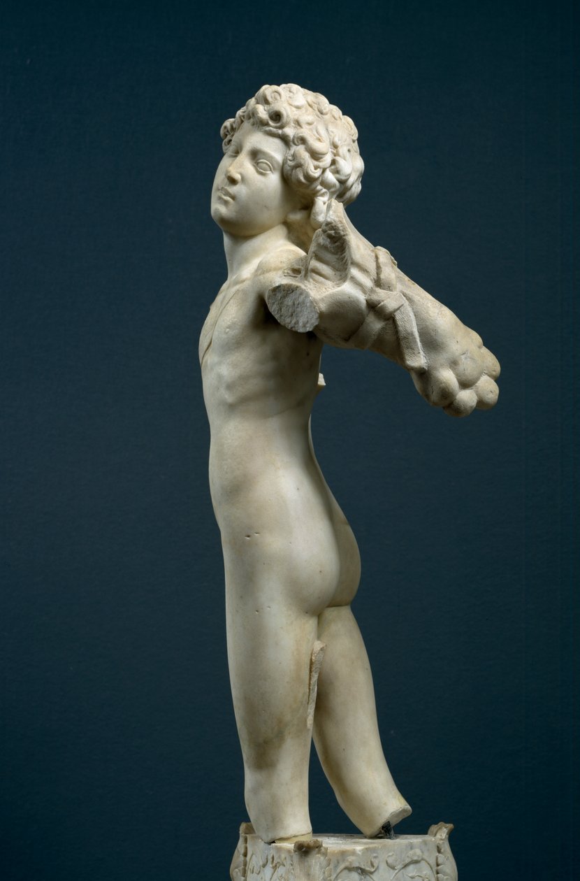 Młody łucznik, ok. 1490 (marmur) autorstwa Michelangelo Buonarroti