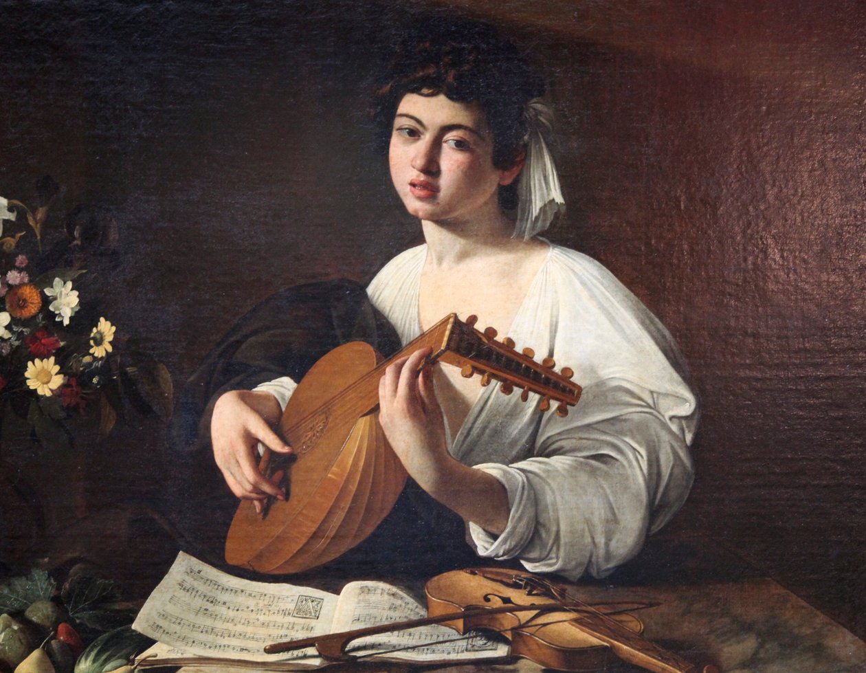 "Lutniarz", ok. 1595. autorstwa Michelangelo Caravaggio