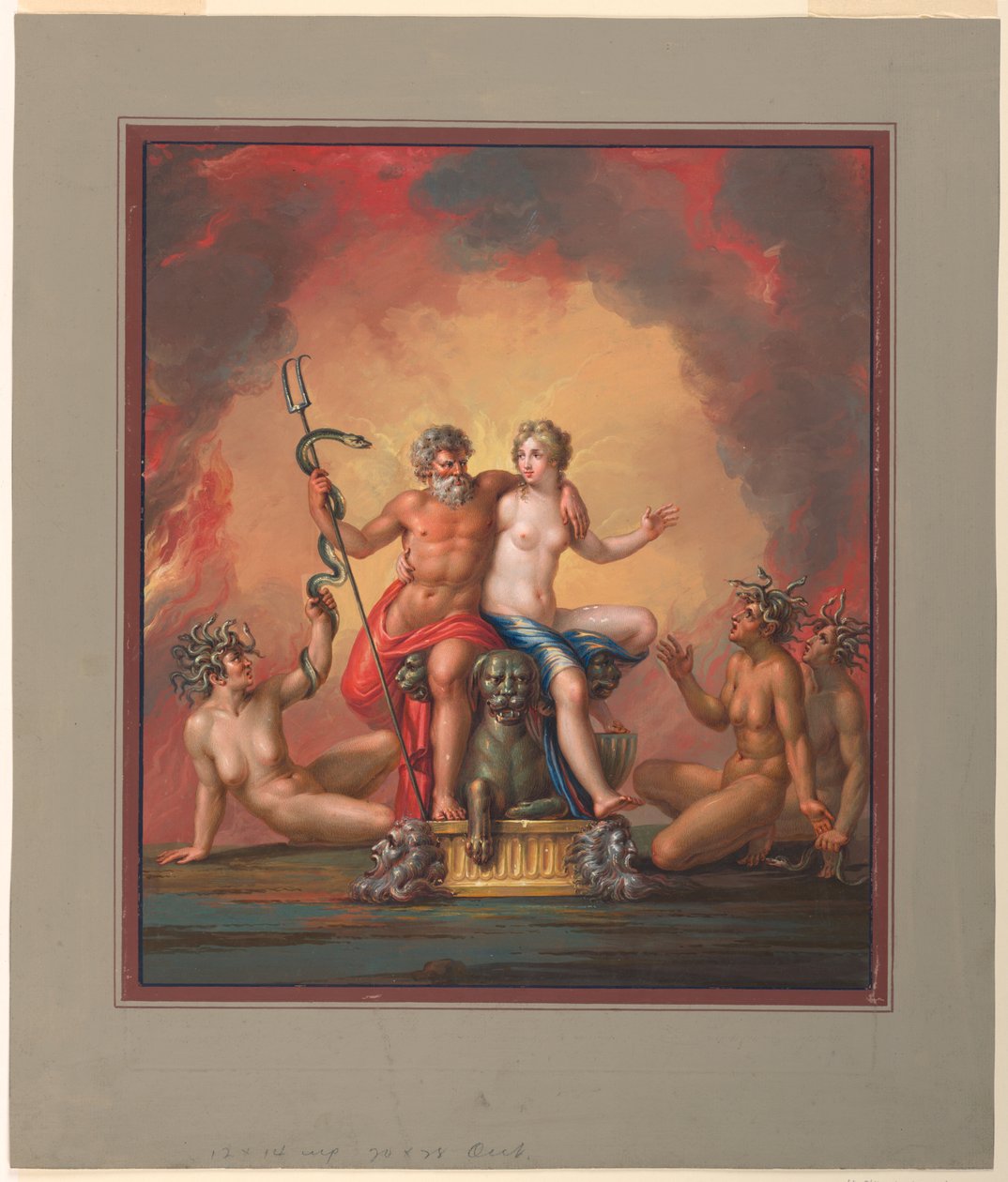 Pluton i Prosperina autorstwa Michelangelo Maestri