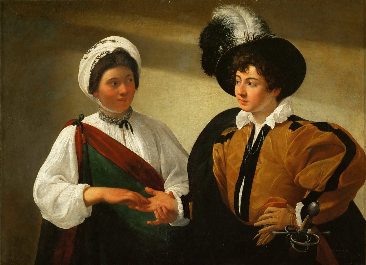 Wróżka autorstwa Michelangelo Merisi Caravaggio