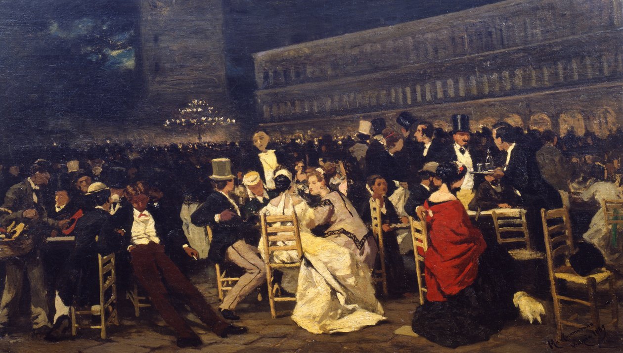 Plac św. Marka, 1869 r. autorstwa Michele Cammarano