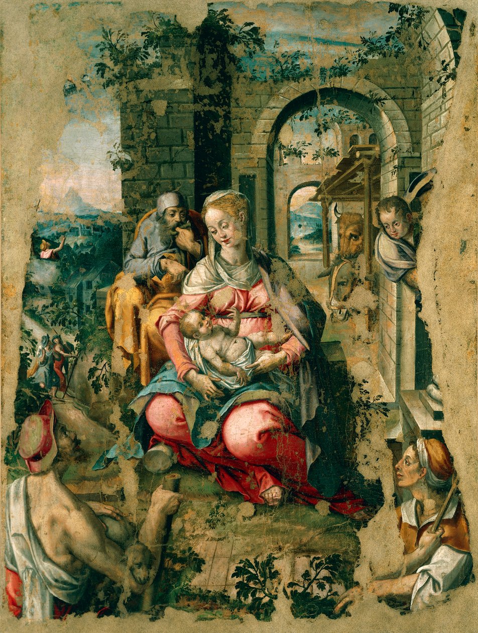 Szopka, autorstwa Michele Cavaro (1517-1584) autorstwa Michele (attr.) Cavaro