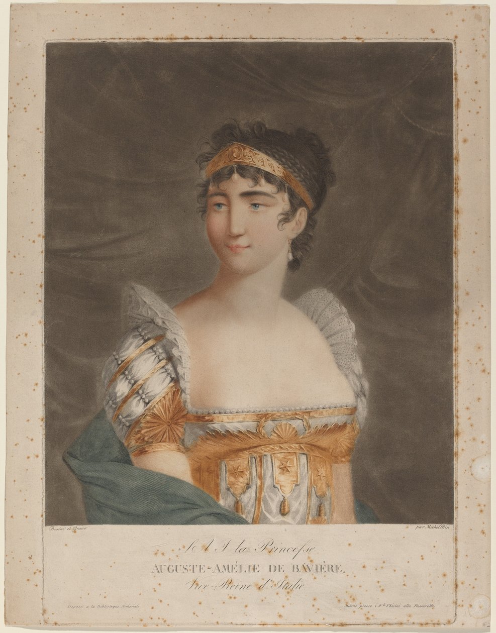 Księżniczka Auguste Amelia Bawarska autorstwa Michele Bisi