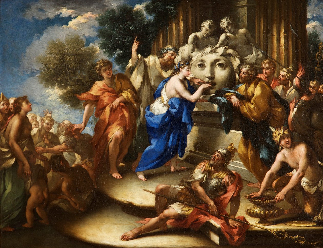 Maska Prawdy, ok. 1720 autorstwa Michele Rocca
