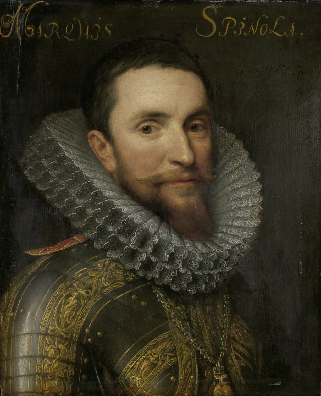 Portret Ambrogio Spinoli, ok. 1609-33 r. autorstwa Michiel Jansz van Mierevelt
